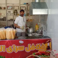 فلافل سرای الغدیر     سلف سرویس   پر کن بخور