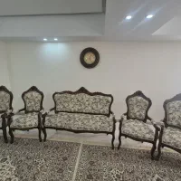 مبل  استیل ۹نفره به همراه ۳عدد میز عسلی