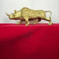 مجسمه برنز کرگدن برنزی