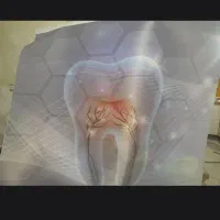 پرده شید  با طرح مطب دندانپزشکی