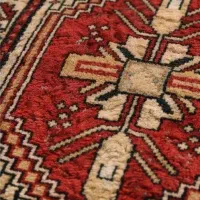 جفت فرش دستبافت قدیمی بافت عشایری آذربایجان
