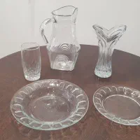 بشقاب پارچ لیوان گلدون