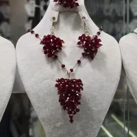 ست انگور نقره دست ساز