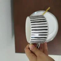 ماگ همراه با نعلبکی و قاشق