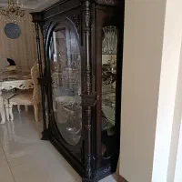 بوفه تمام چوب و تشک دو نفره