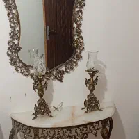 آینه شمعدان برنج