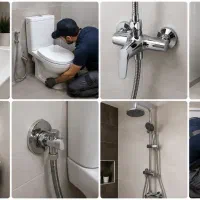 نصب تخصصی لوازم بهداشتی ساختمان روشویی، شیرآلات