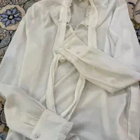 شومیز سفید کوتون