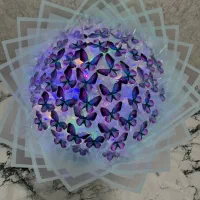 دسته گل پروانه ای هدیه ای خاص برای روز دختر