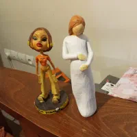 مجسمه کلکسیونی زن باردار ویلوتری و دختر رقاص