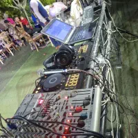 دیجی باغ و تالار استخر آبگرم نورپردازی Dj