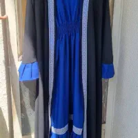 عبای زیره دار اماراتی همراه شال و کمربند