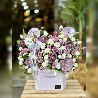 باکس گل مصنوعی خواستگاری آماده ارسال