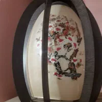 لوستر چوبی تک شعله