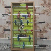 فوتبال دستی  سالم.چوبی.قد۳۵در۷۵.دوتاتوپ داره