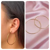 گوشواره حلقه ای طلایی ترند کد ۱۶۷