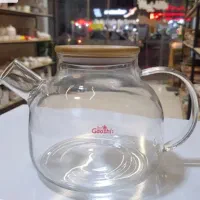 قوری پیرکس درب بامبو یک لیتری