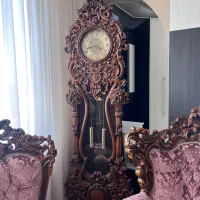 ساعت ایستاده سلطنتی چوب گردو