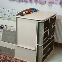 تخت و کمد دو منظوره کودک و نوجوان