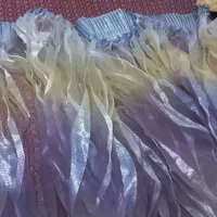 پرده حریر و ساتن براق ۲ متر