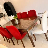 میز نهارخوری ۸ نفره کارکرده