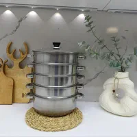 بخار پز منتو استیل سایز ۲۸