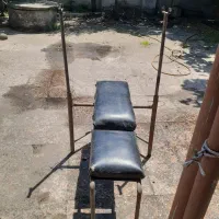 دمبل و میز پرس و وزنه و هالتر