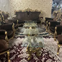مبل سلطنتی ۹ نفره|مبلمان خانگی و میز عسلی|تهران, عبدالله‌آباد|دیوار