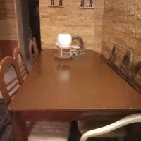 میزناهارخوری با صندلی چوب گردو
