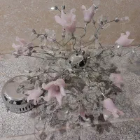 دو عدد لوستر طرح گل ده شاخه