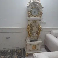 ساعت ایستاده سفید سه تیکه