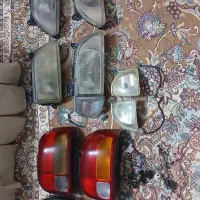 چراغ های جلو و عقب پراید