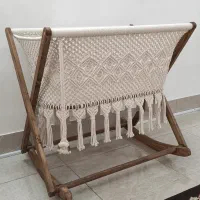 گهواره دستبافت مکرومه