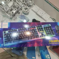 کیبورد گیمینگ hoko Gm18به همراه موس گیمینگ