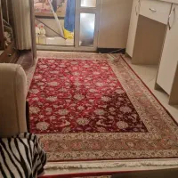 فرش ابریشم مصنوعی یک جفت