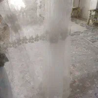 پرده توری دو عدد،عرض یک متر در ارتفاع ۳
