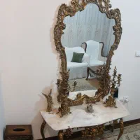 آینه شمعدان برنج