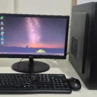پک کامل کامپیوتر اداری (مانیتور LG+کیسASUS)