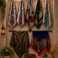تعدادی روسری نو