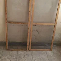 ** توری دو تیکه به همراه دکوری شیشه خور **