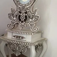 ساعت رومیزی چوبی