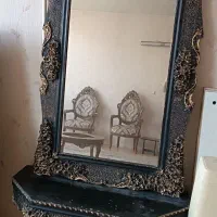 ایینه وکنسول تلفن سلطنتی میزتلفن ایینه قدی