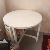 میز چوبی صبحانه خوری گرد