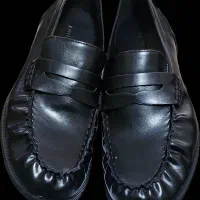 کفش کالج چرم اصل مدل pull & bear