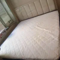 تخت دو نفره باتشک طبی فنری نو