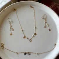 سرویس طلای ۱۸ عیار نمادار کلا ۳گرم و ۷۰۰ سوت
