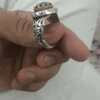 انگشتر نقره تراش الماس