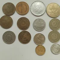 ۱۴ عدد سکه خارجی