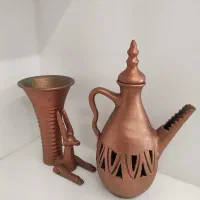دوعدد ظرف سفالی دست ساز