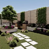 صفر تا صد دیزاین تا اجرای محوطه